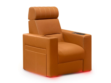 DUSTIN - Home Theater velvet and leather armchair by formitalia luxury group - view 2